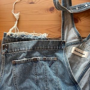 Reformation Boyfriend Fit overalls